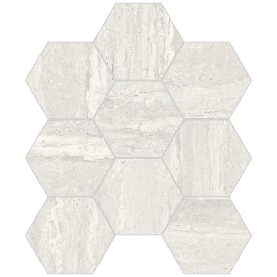 Emser Tile 9" x 11" Expanse Dynamix Matte Porcelain 3" Mosaic