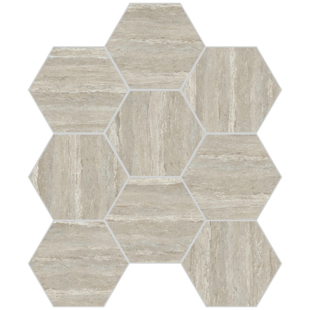 Emser Tile 9" x 11" Expanse Dynamix Matte Porcelain 3" Mosaic