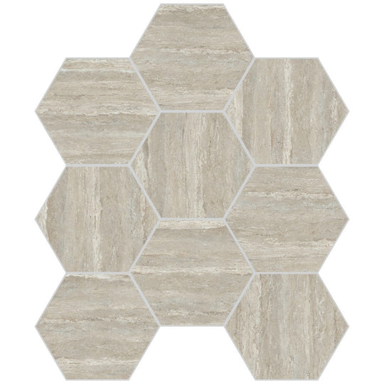 Emser Tile 9" x 11" Expanse Dynamix Matte Porcelain 3" Mosaic