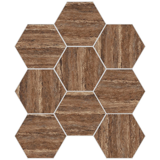 Emser Tile 9" x 11" Expanse Dynamix Matte Porcelain 3" Mosaic