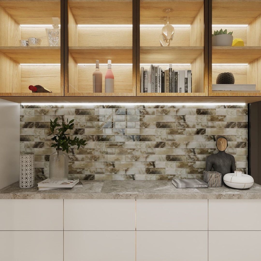 Bati-Orient-12-x-12-Modern-Glass-Interlocking-Frosted-Glass-2x6-Brick-Mosaic-Beige-Mix