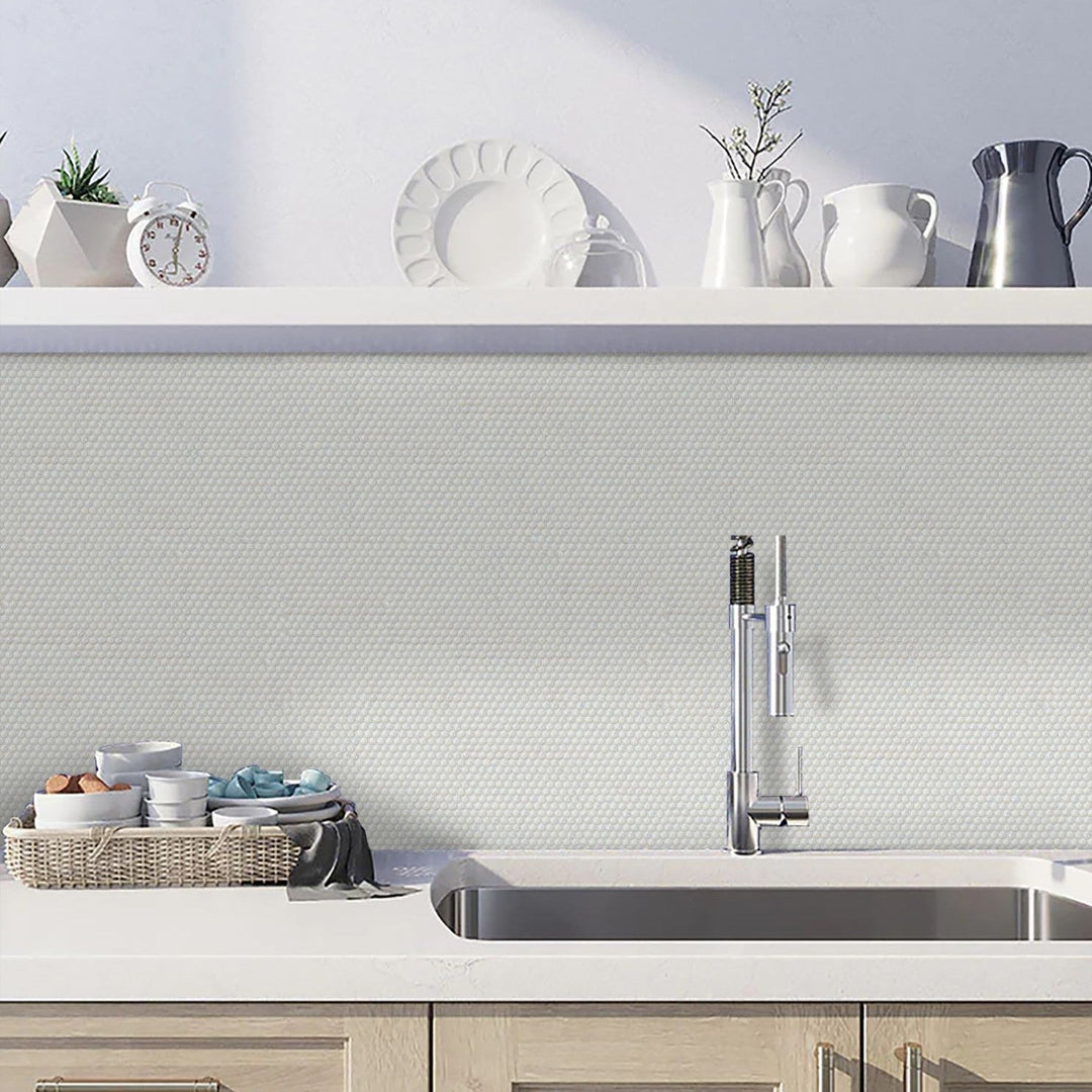 Bati-Orient-11.5-x-12-Exotic-Penny-Round-Pebble-Glass-Mosaic-White