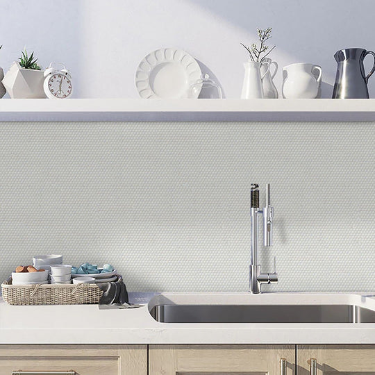 Bati-Orient-11.5-x-12-Exotic-Penny-Round-Pebble-Glass-Mosaic-White