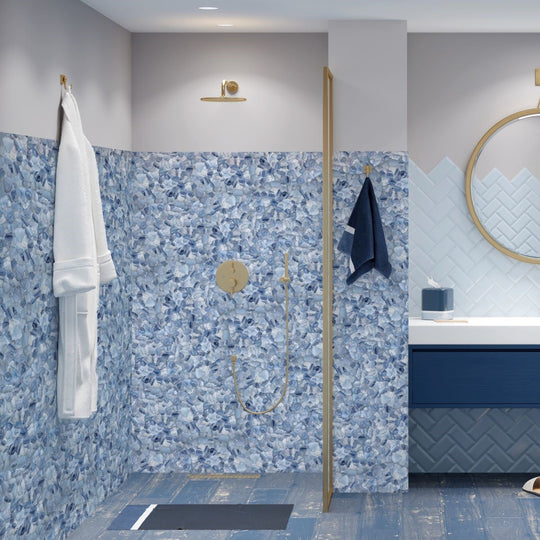 Bati-Orient-12-x-12-Bali-Rectified-Matte-Round-Pebble-Frosted-Glass-Mosaic-White-Blue