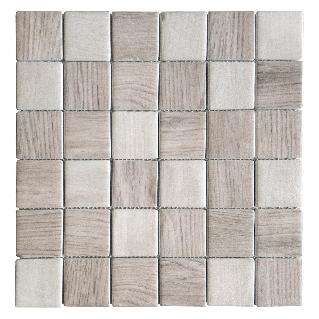 Bati Orient 12" x 12" Linear Glass Recycled 2" Mosaic