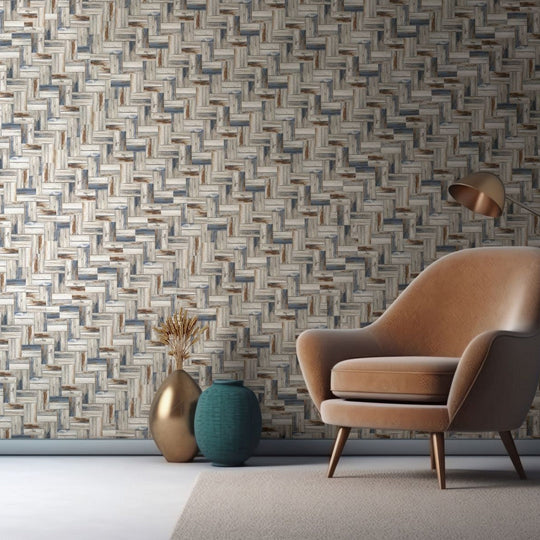 Bati-Orient-11-x-11.1-Linear-Glass-Matte-Herringbone-Wood-Look-Mosaic-Beige-Brown-Blue