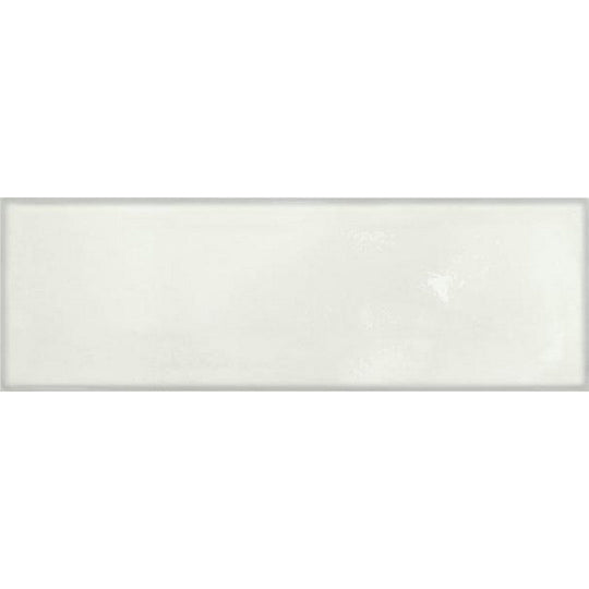 Tesoro 4" x 12" Glassalike Pressed Glossy Block Porcelain Wall Tile