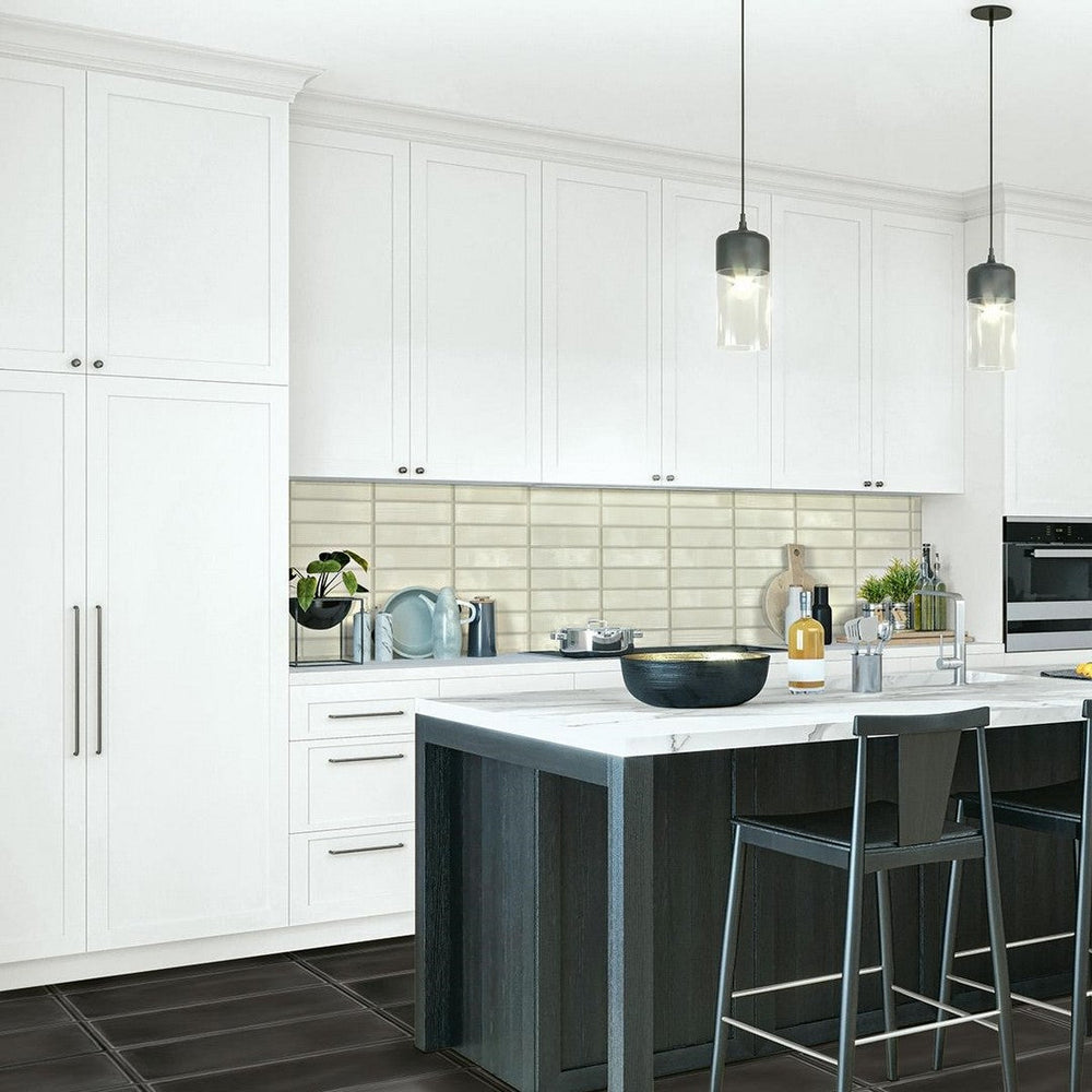 Tesoro-4-x-12-Glassalike-Pressed-Glossy-Block-Porcelain-Wall-Tile-Lime