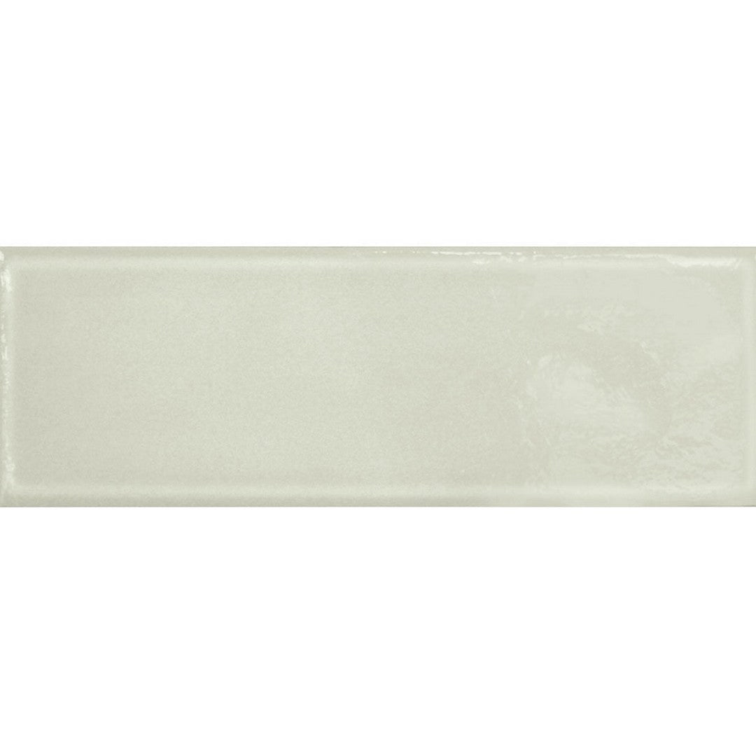 Tesoro 4" x 12" Glassalike Pressed Glossy Block Porcelain Wall Tile
