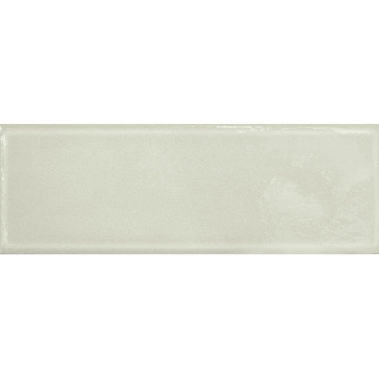 Tesoro 4" x 12" Glassalike Pressed Glossy Block Porcelain Wall Tile