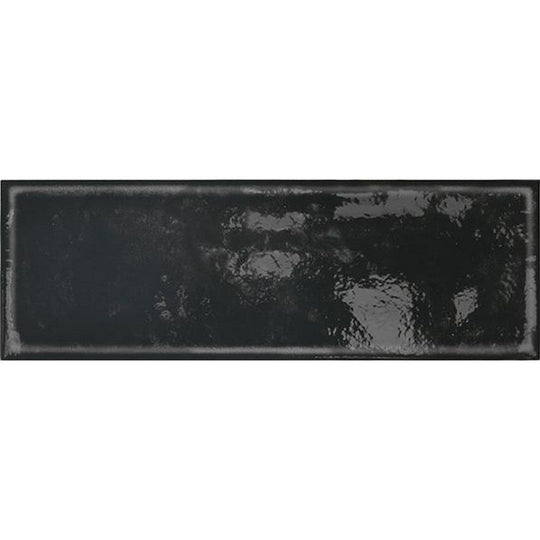 Tesoro 4" x 12" Glassalike Pressed Glossy Block Porcelain Wall Tile