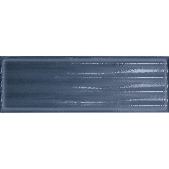 Tesoro 4" x 12" Glassalike Pressed Glossy Fluted Porcelain Wall Tile