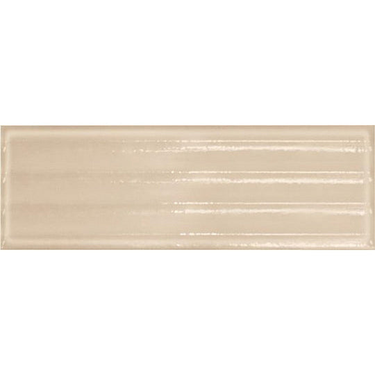 Tesoro 4" x 12" Glassalike Pressed Glossy Fluted Porcelain Wall Tile