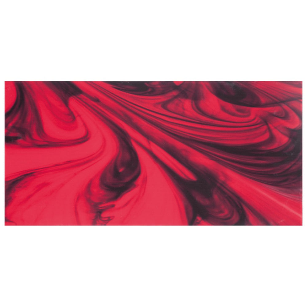 Bati Orient 11.8" x 23.8" Terrazzo Décor Glass Tile