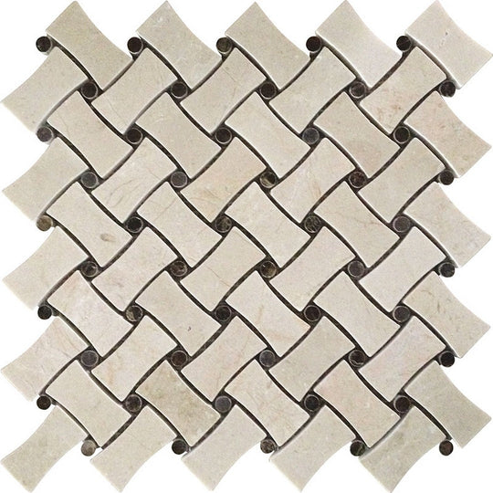 MiR Valencia 11" x 11" Natural Stone Mosaic Polished