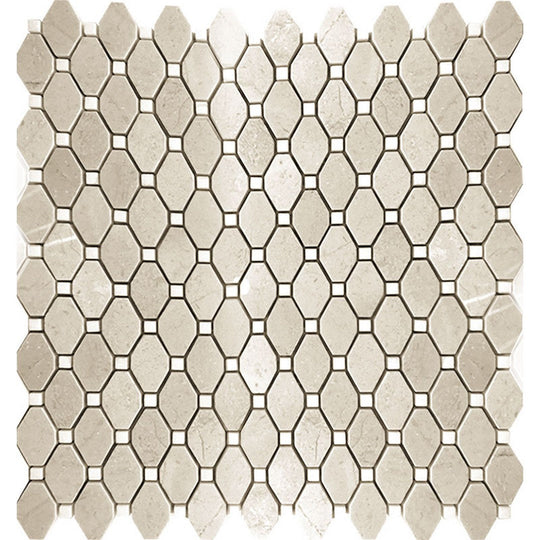 MiR Valencia 11.8" x 12.4" Natural Stone Mosaic Polished