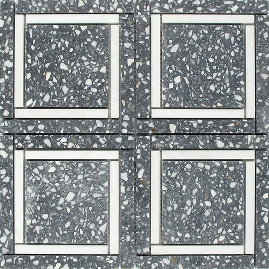 MiR Veneziana 12" x 12" Natural Stone Mosaic Honed