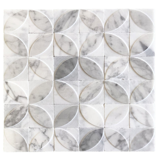 Ottimo Vogue 12" x 12" Matte & Polished Stone Mosaic