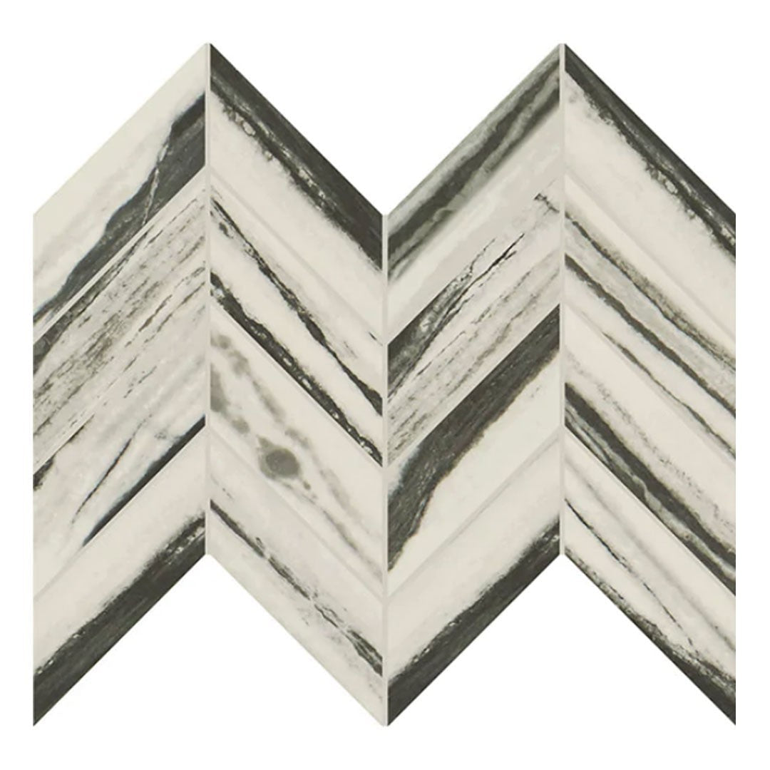 Daltile Vertuo 12" x 12" Matte Porcelain 2x5" Chevron Mosaic