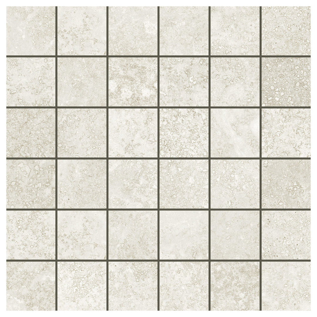 Del Conca USA 12" x 12" Verona Glazed Porcelain 2" Mosaic