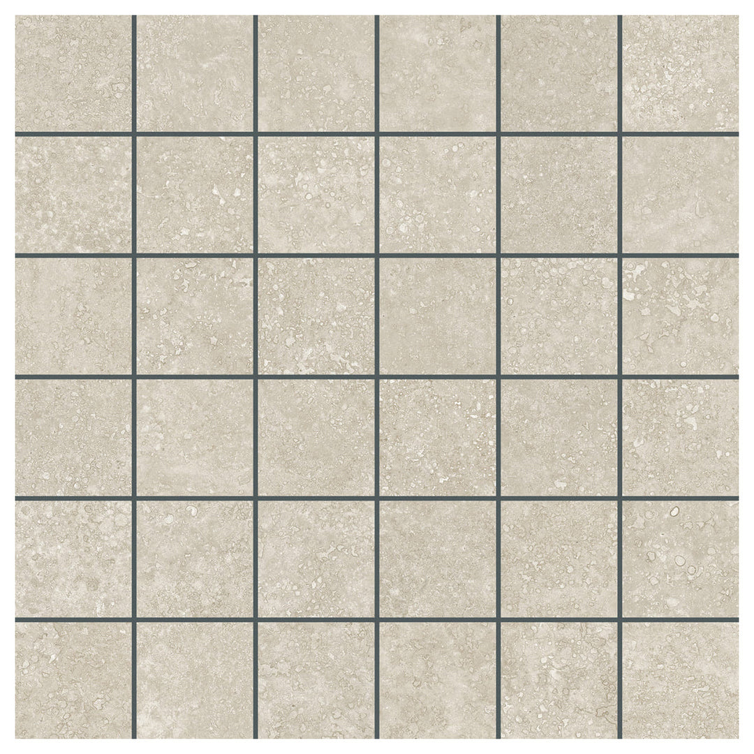 Del Conca USA 12" x 12" Verona Glazed Porcelain 2" Mosaic