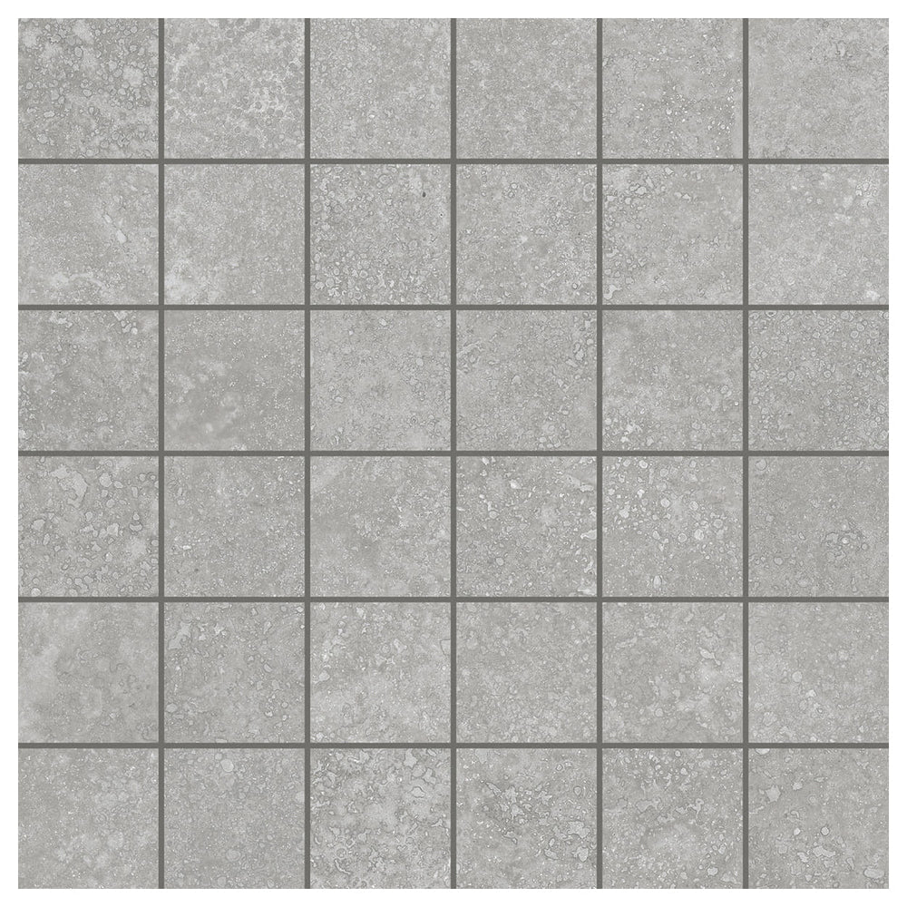 Del Conca USA 12" x 12" Verona Glazed Porcelain 2" Mosaic