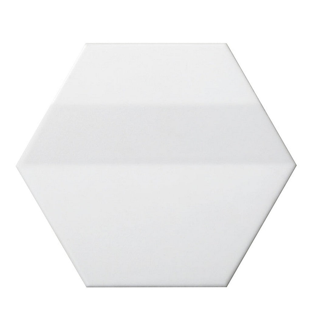 Emser Code 6" x 7" Porcelain Matte 3D Hexagon Tile