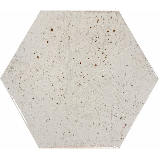 Emser 8" x 9" Metamor Glossy Hexagon Porcelain Tile