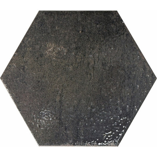 Emser 8" x 9" Metamor Glossy Hexagon Porcelain Tile