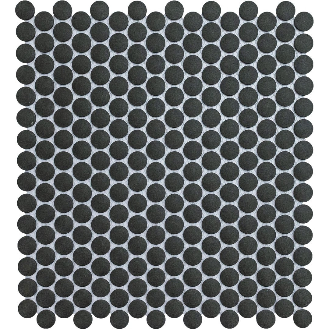 Emser 11" x 12" Source Matte Porcelain 1" Penny Round Mosaic