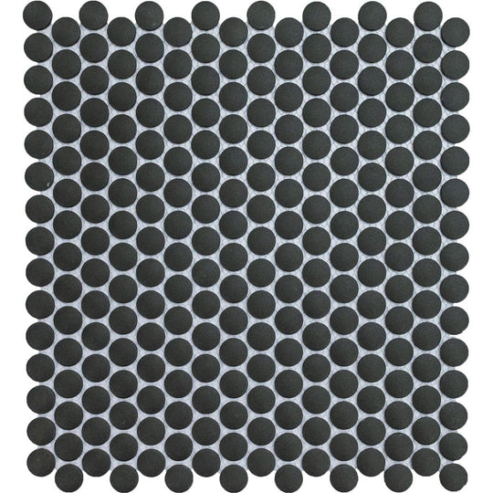 Emser 11" x 12" Source Matte Porcelain 1" Penny Round Mosaic