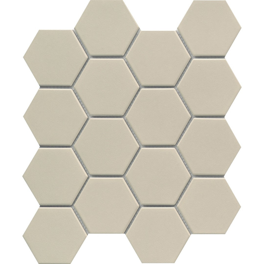 Emser 10" x 12" Source Matte Porcelain 3" Hexagon Mosaic