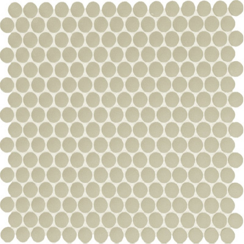 Emser 11" x 12" Source Matte Porcelain 1" Penny Round Mosaic
