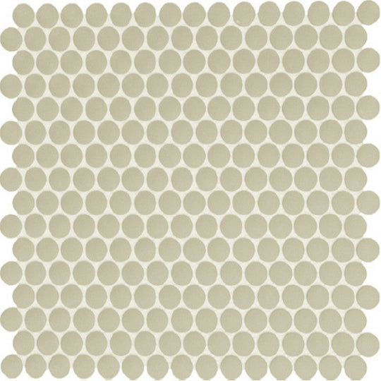 Emser 11" x 12" Source Matte Porcelain 1" Penny Round Mosaic