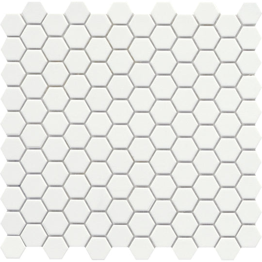 Emser 10" x 12" Source Matte Porcelain 1" Hexagon Mosaic
