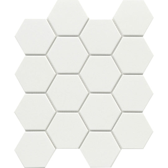 Emser 10" x 12" Source Matte Porcelain 3" Hexagon Mosaic