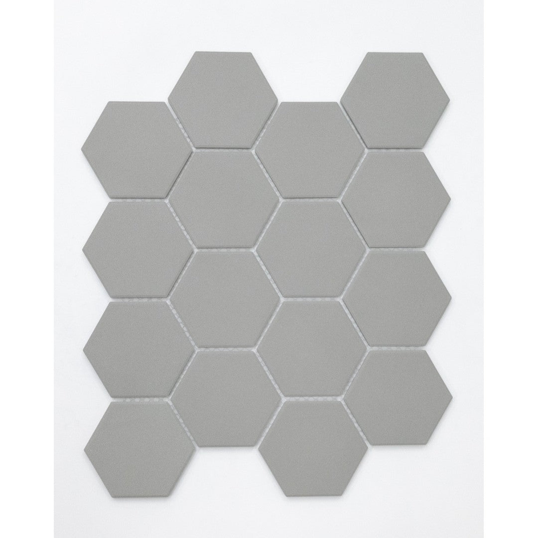 Emser 10" x 12" Source Matte Porcelain 3" Hexagon Mosaic