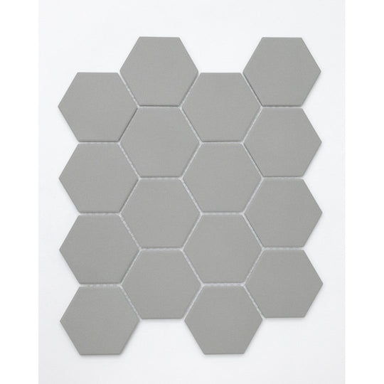 Emser 10" x 12" Source Matte Porcelain 3" Hexagon Mosaic