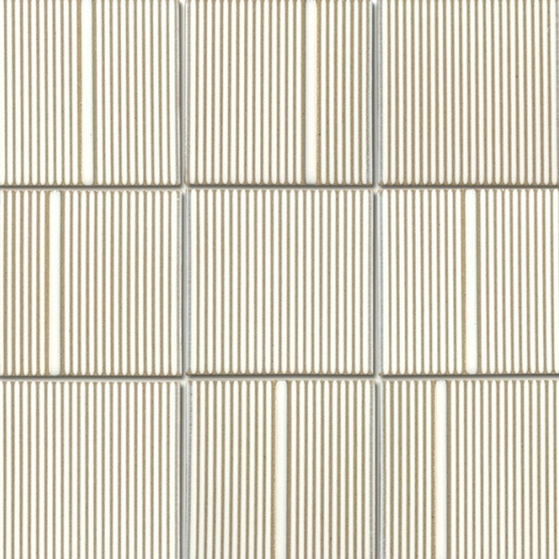 Emser 12" x 16" Kanji Glossy 4" Decorative Porcelain Mosaic