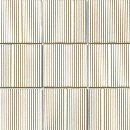 Emser 12" x 16" Kanji Glossy 4" Decorative Porcelain Mosaic