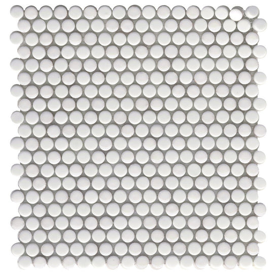 Emser Confetti II 12" x 12" Matte Porcelain Penny Round Mosaic