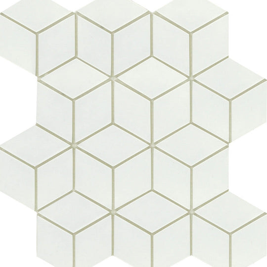 Emser Concept 10" x 12" Gloss Glass Cube Mosaic