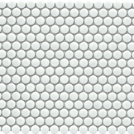 Emser Influence 11" x 12" Porcelain Gloss Penny Mosaic