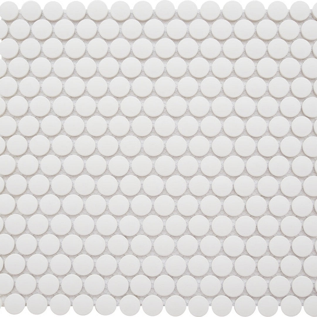 Emser Rezone 11" x 12" Matte Porcelain Penny Mosaic