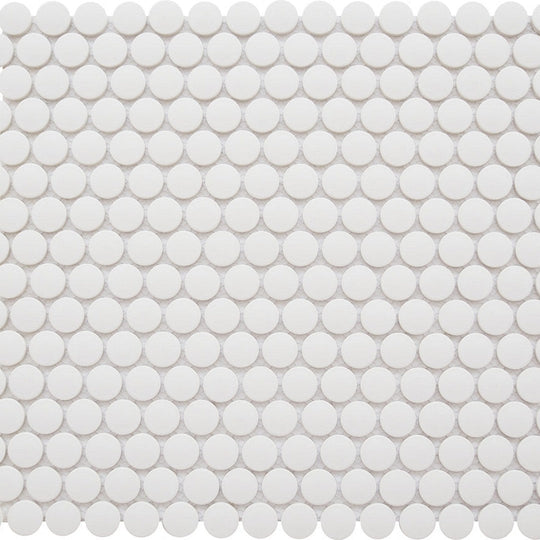 Emser Rezone 11" x 12" Matte Porcelain Penny Mosaic