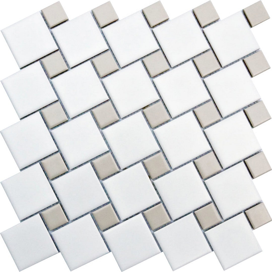 Emser Spin 11" x 11" Matte Porcelain Mosaic