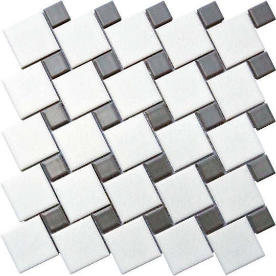 Emser Spin 11" x 11" Matte Porcelain Mosaic