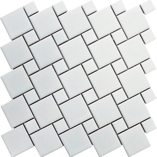 Emser Spin 11" x 11" Matte Porcelain Mosaic