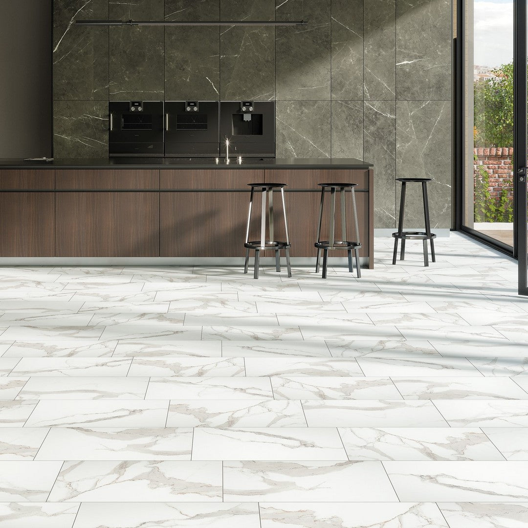 Tesoro-12-x-24-Carrara-Ultra-White-Pressed-Matte-Porcelain-Tile-White