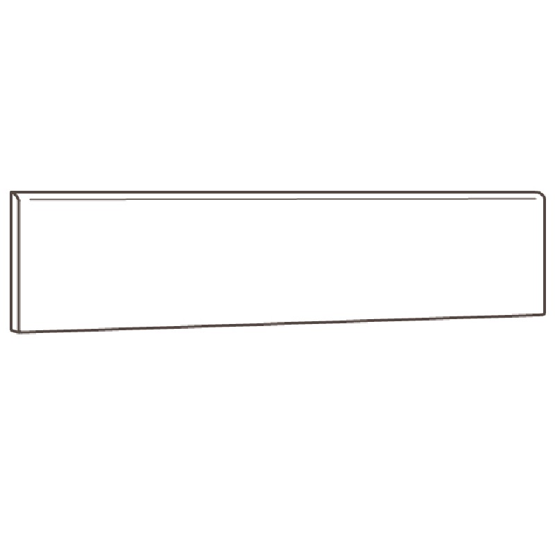 Crossville 2" x 8" Color by Numbers Satin Ceramic Bullnose